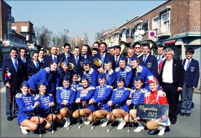 Mažoretky ISIS s kapelou Bánovčanka